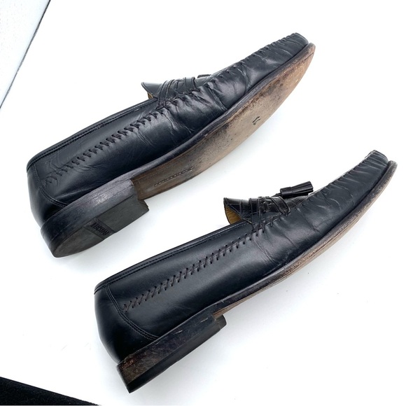 Florsheim Loafers Pisa tassel crocodile black SZ 13. main image 2